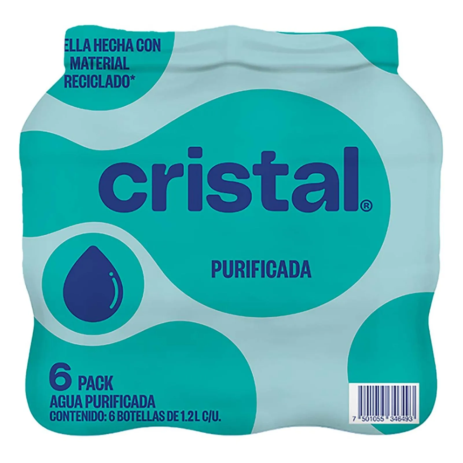 Agua Cristal 6 Piezas de 1.2L