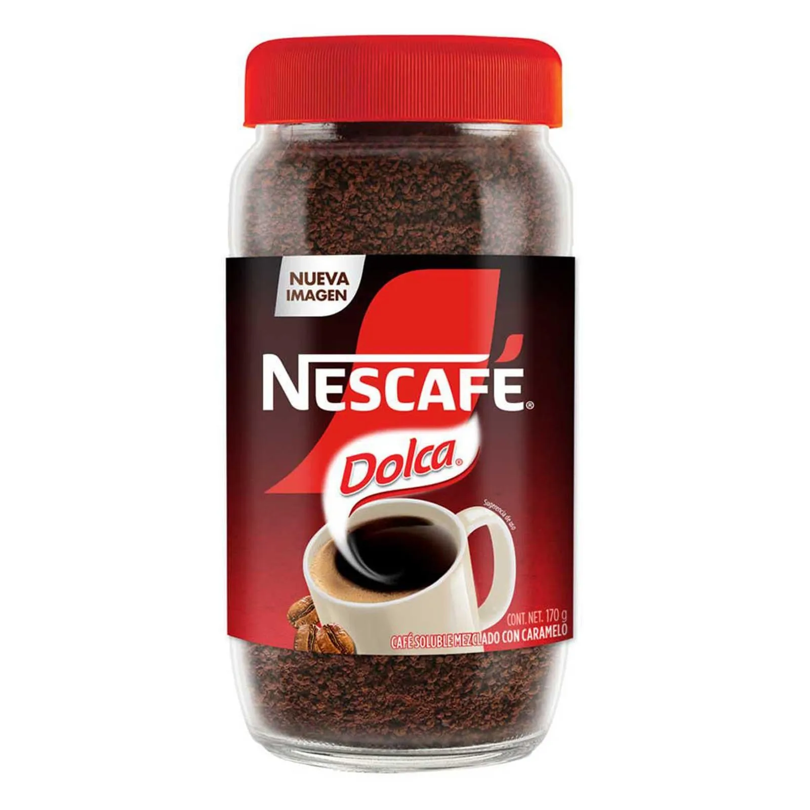 Café Soluble Nescafé Dolca con Caramelo Frasco 170g