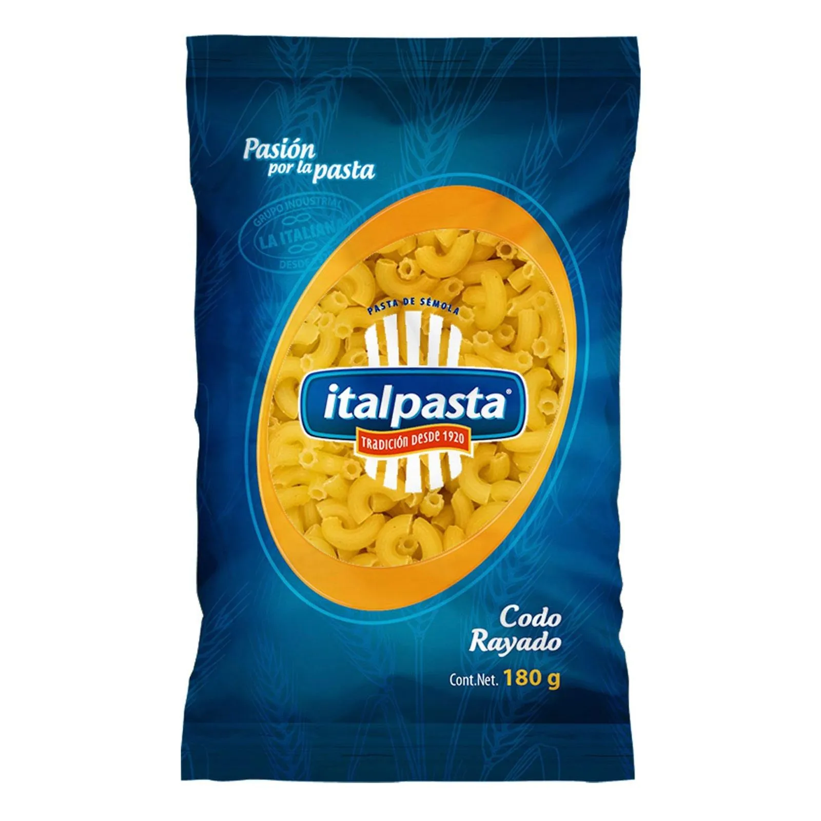 Sopa de Codo Italpasta Rayado 180g