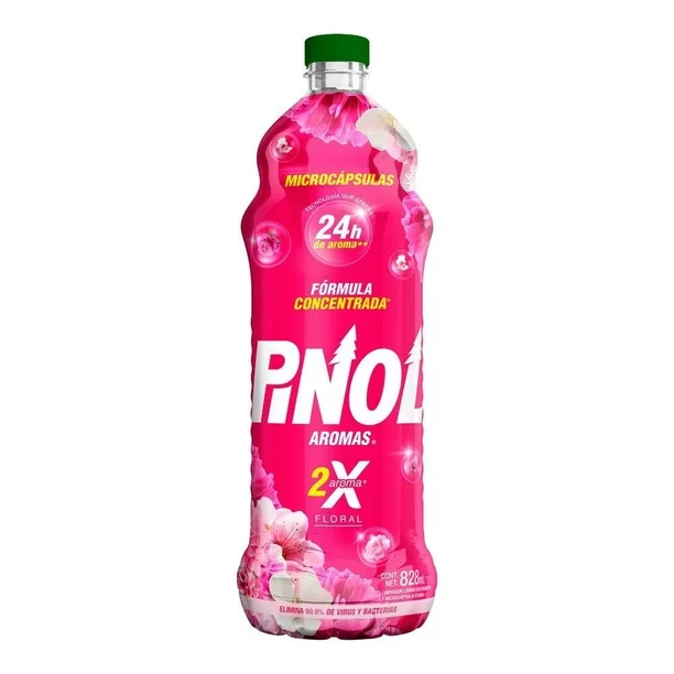 Limpiador líquido Pinol Aromas floral 828 ml