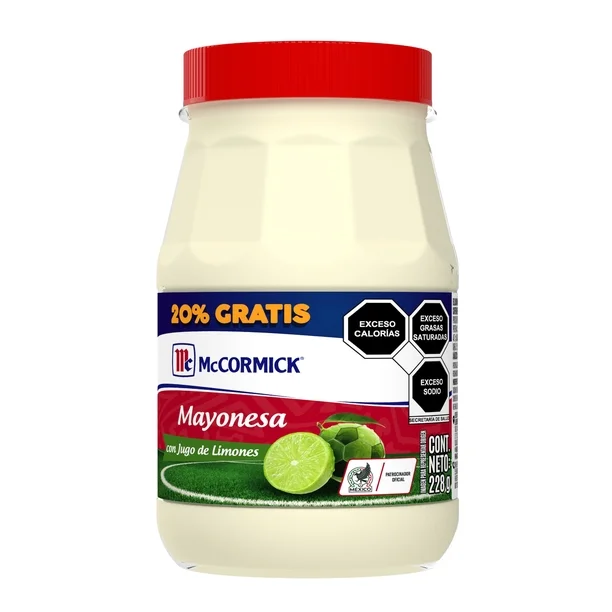 Mayonesa McCormick con limón 228 g