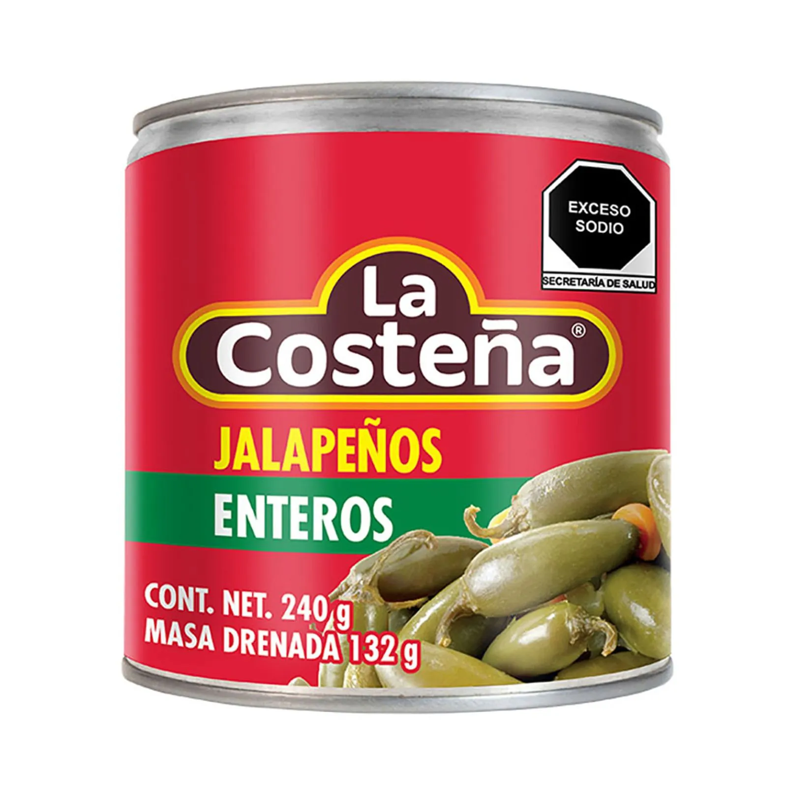 Chiles Jalapeños La Costeña Enteros 240g