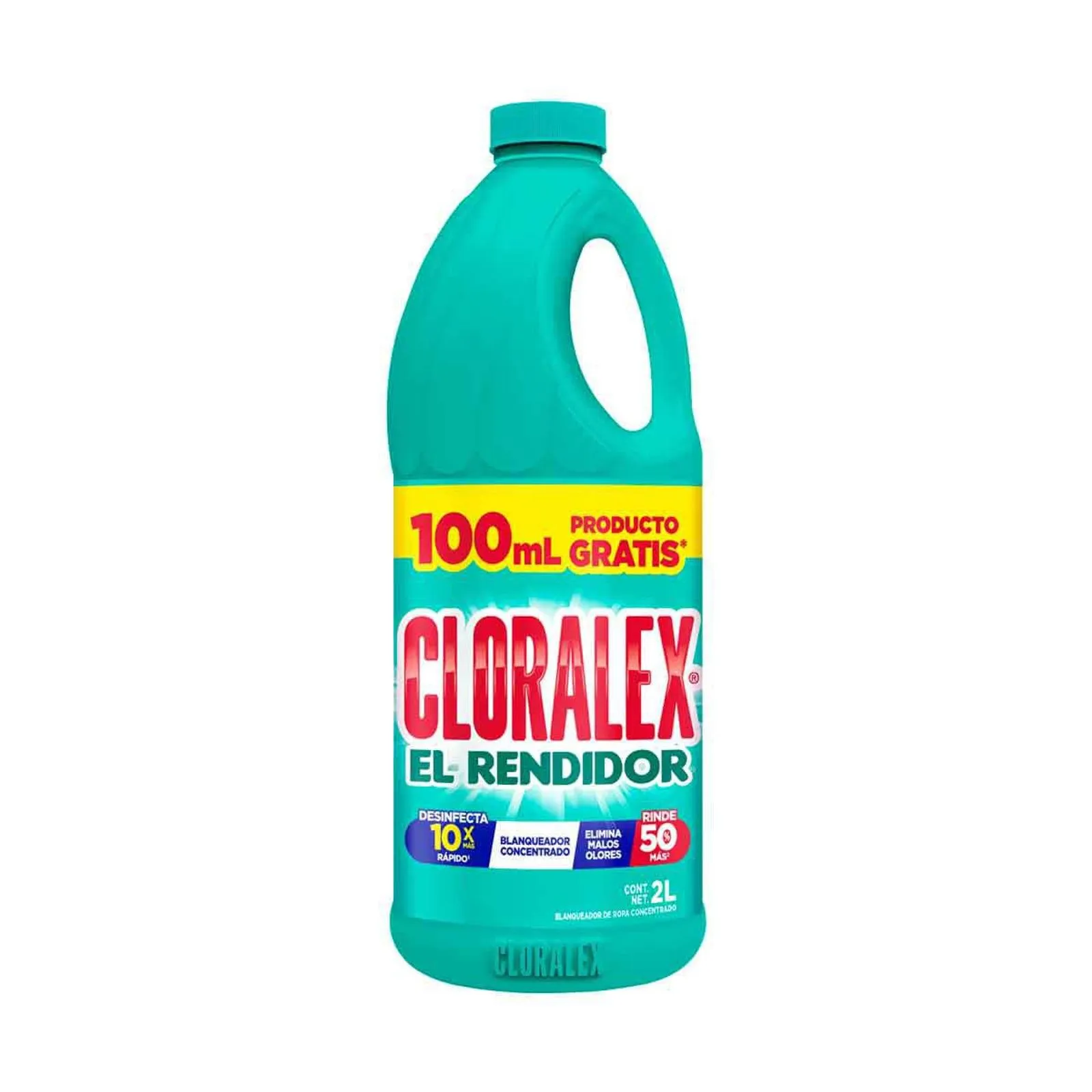 Blanqueador Líquido Cloralex El Rendidor 1.9L + 100ml